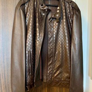 Gucci Nappa Leather Runway Jacket